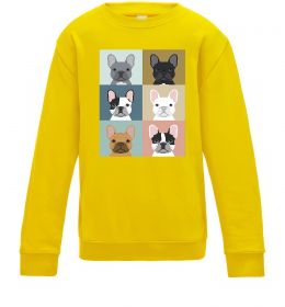 Детский Свитшот Bulldog popart Детский Свитшот Bulldog popart