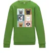 Детский Свитшот Bulldog popart Лаймовый Детский Свитшот Bulldog popart Лаймовый фото