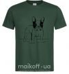 Чоловіча футболка Bulldog Темно-зелений фото