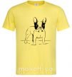 Мужская футболка Bulldog Лимонный фото