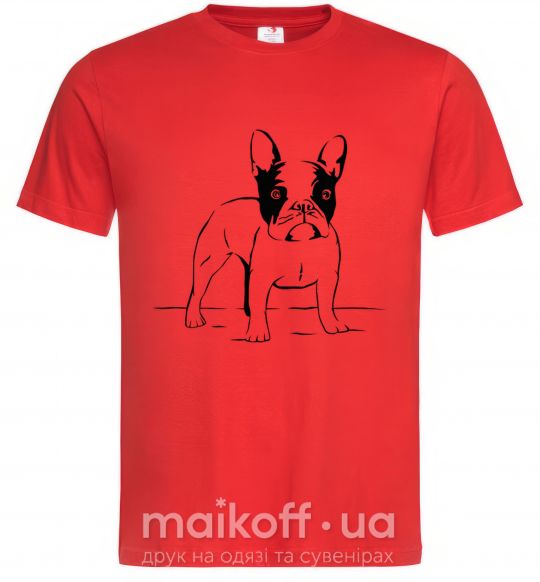 Чоловіча футболка Bulldog Червоний фото