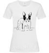 Жіноча футболка Bulldog Білий фото
