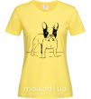 Женская футболка Bulldog Лимонный фото