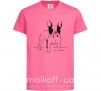 Детская футболка Bulldog Ярко-розовый фото