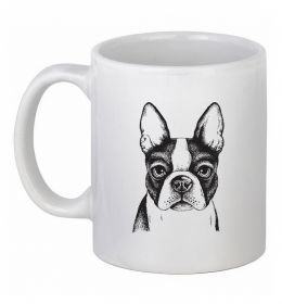Чашка керамическая Bulldog illustration
