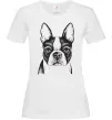 Женская футболка Bulldog illustration Белый Женская футболка Bulldog illustration Белый фото