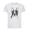 Дитяча футболка Bulldog illustration Білий фото