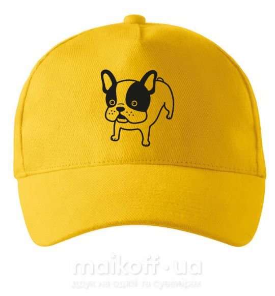 Кепка Funny Bulldog Сонячно жовтий фото