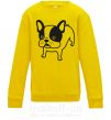 Дитячий світшот Funny Bulldog Сонячно жовтий фото