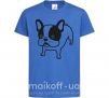 Детская футболка Funny Bulldog Ярко-синий фото