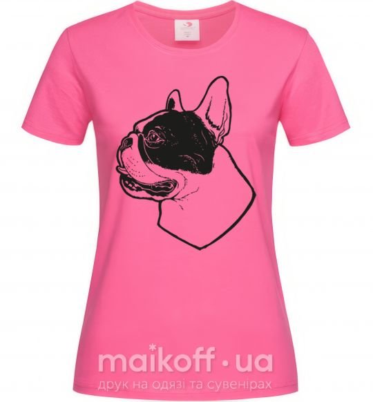 Женская футболка Black Bulldog Ярко-розовый фото