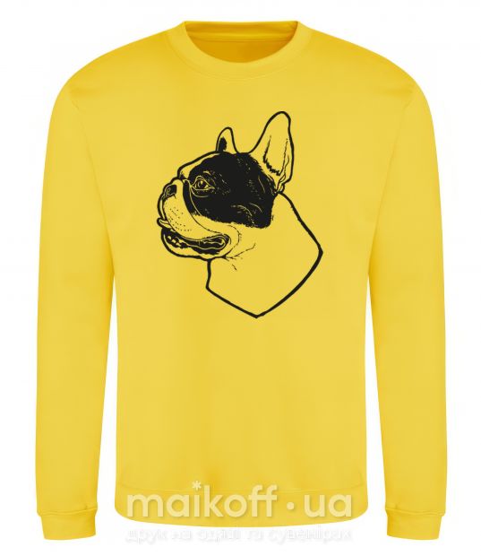 Світшот Black Bulldog Сонячно жовтий фото