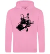 Мужская толстовка (худи) Бульдог з кісткою Розовый Мужская толстовка (худи) Бульдог з кісткою Розовый фото