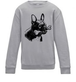 Дитячий світшот Бульдог з кісткою