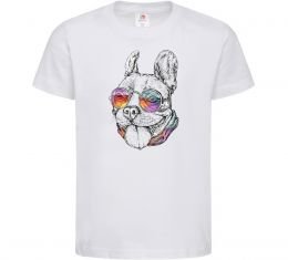 Детская футболка Hippie bulldog