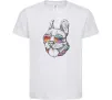 Дитяча футболка Hippie bulldog Білий Дитяча футболка Hippie bulldog Білий фото