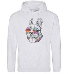 Чоловіча толстовка (худі) Hippie bulldog