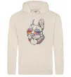 Мужская толстовка (худи) Hippie bulldog Таш Мужская толстовка (худи) Hippie bulldog Таш фото