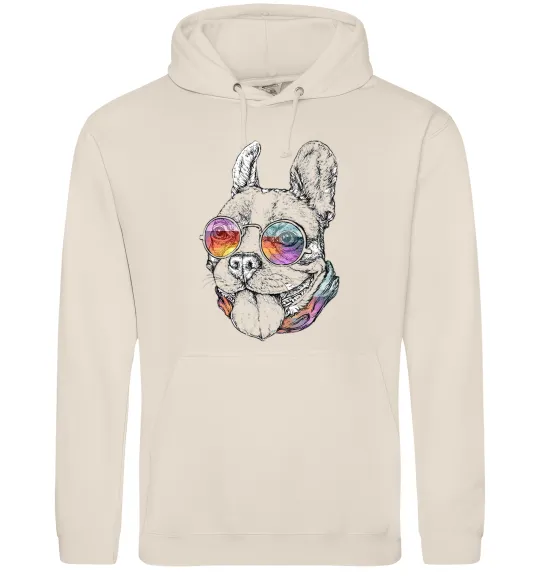 Женская толстовка (худи) Hippie bulldog Таш фото