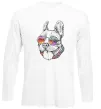 Лонгслив Hippie bulldog Белый фото