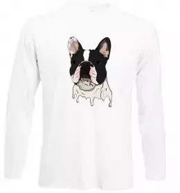 Лонгслив Multicolor bulldog Белый фото
