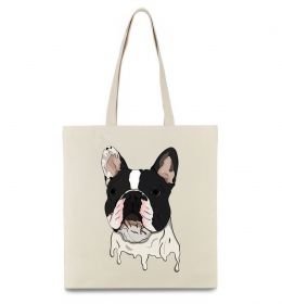 Эко-сумка Бульдог малюнок
