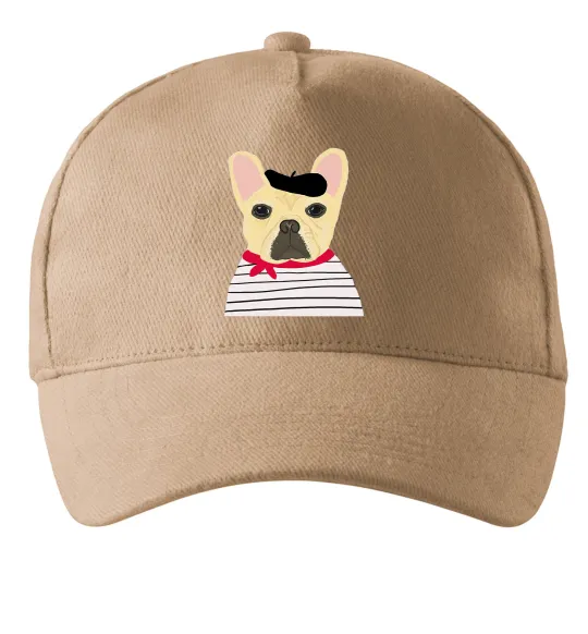 Кепка Бульдог моряк Песочный фото