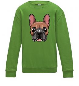 Дитячий світшот Малюнок морда бульдога