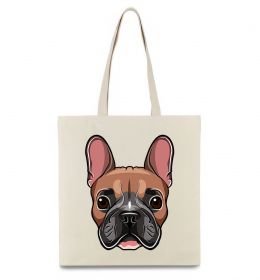 Эко-сумка Малюнок морда бульдога