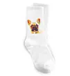 Носки Multicolor bulldog Белый фото