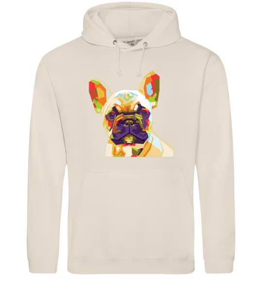 Мужская толстовка (худи) Multicolor bulldog Таш фото
