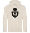 Мужская толстовка (худи) Gorilla in glasses Таш фото