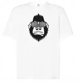 Футболка Оверсайз Swag gorilla Белый фото