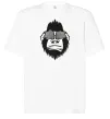 Футболка Оверсайз Gorilla in glasses Білий фото