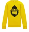 Дитячий світшот Gorilla in glasses Сонячно жовтий Дитячий світшот Gorilla in glasses Сонячно жовтий фото