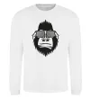 Свитшот Gorilla in glasses Белый фото