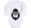 Дитячий бодік Gorilla in glasses Білий фото