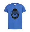 Дитяча футболка Gorilla in glasses Яскраво-синій фото