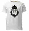 Чоловіча преміум футболка Gorilla in glasses Білий фото