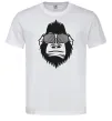 Мужская футболка Gorilla in glasses Белый фото