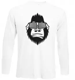 Лонгслив Swag gorilla Белый фото