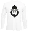 Лонгслив Gorilla in glasses Белый Лонгслив Gorilla in glasses Белый фото