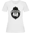 Жіноча футболка Gorilla in glasses Білий фото