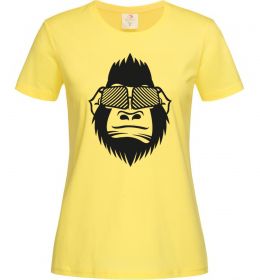 Женская футболка Gorilla in glasses