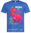 Мужская футболка Real roar princess Ярко-синий фото
