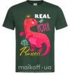 Мужская футболка Real roar princess Темно-зеленый фото