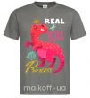 Чоловіча футболка Real roar princess Графіт фото