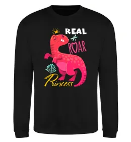 Світшот Real roar princess Чорний фото