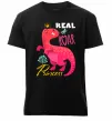 Чоловіча преміум футболка Real roar princess Чорний фото