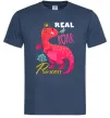 Мужская футболка Real roar princess Темно-синий Мужская футболка Real roar princess Темно-синий фото